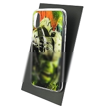 Чехол накладка для APPLE iPhone X, iPhone XS, силикон, глянцевый, рисунок Халк