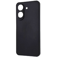 Чехол накладка для XIAOMI Redmi 13C, POCO C65, защита камеры, силикон, цвет черный