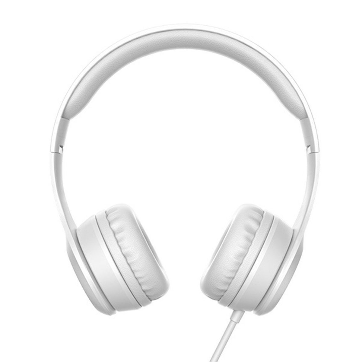 Гарнитура (наушники с микрофоном) проводная, полноразмерная, HOCO W21 Graceful Charm Wire Control Headphones, цвет серый