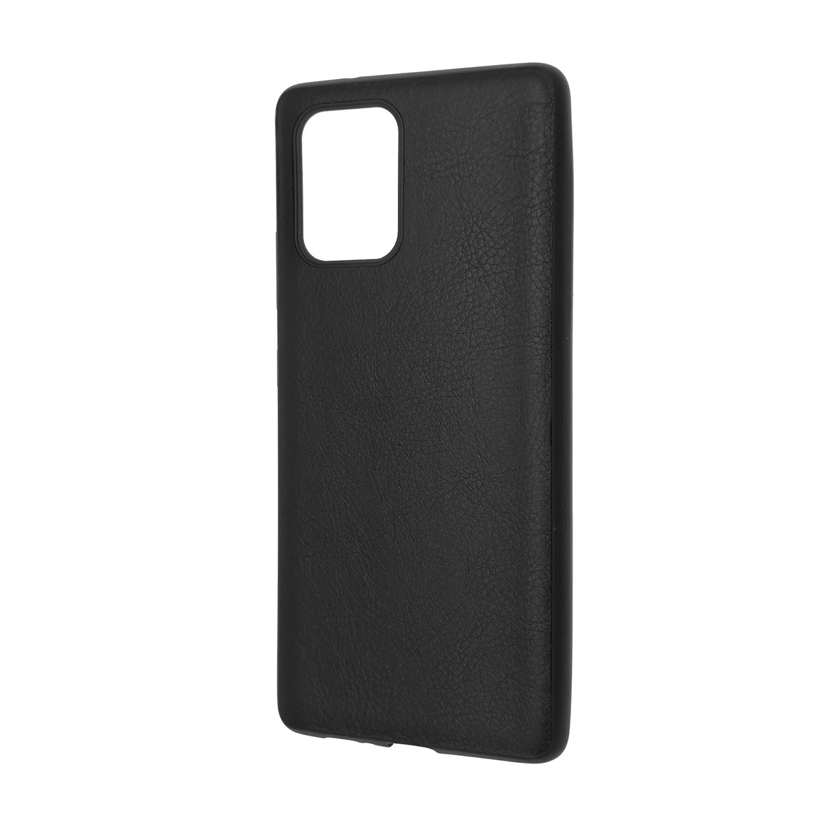 Чехол накладка для SAMSUNG Galaxy A91 2020, S10 Lite (SM-G770), силикон, под кожу, цвет черный. Чехол накладка для SAMSUNG Galaxy A91 2020, S10 Lite (SM-G770), силикон, под кожу, цвет черный.