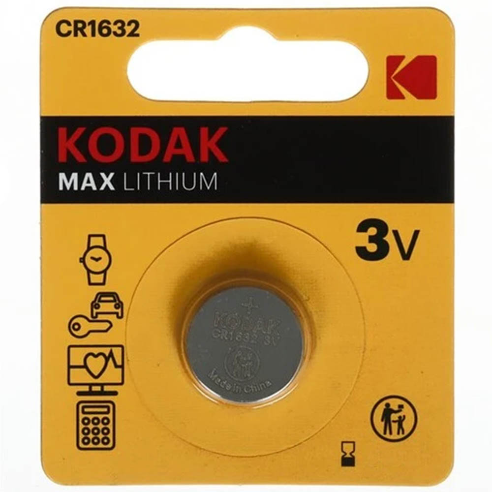 Батарейка KODAK CR1632 BL1 Lithium 3V