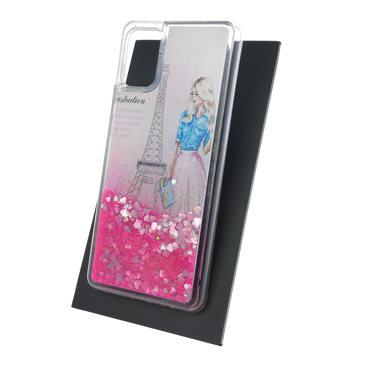 Чехол накладка TransFusion для SAMSUNG Galaxy A71 (SM-A715), силикон, переливашка, рисунок Париж.