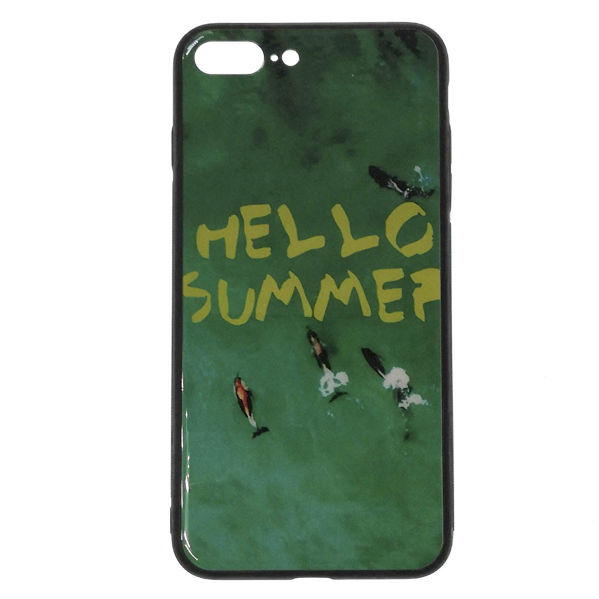 Чехол накладка для APPLE iPhone 7 Plus, силикон, рисунок hello summer