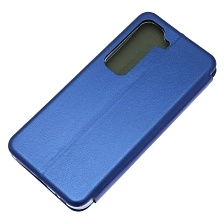 Чехол книжка STYLISH для INFINIX Hot 50, экокожа, визитница, цвет синий