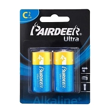 Батарейка PAIRDEER Ultra LR14 C BL2 Alkaline 1.5V Батарейка PAIRDEER Ultra LR14 C BL2 Alkaline 1.5V