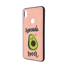 Чехол накладка для XIAOMI Redmi Note 7 Pro, силикон, стекло, рисунок AVOCADO Lover.