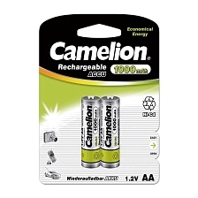 Аккумулятор CAMELION R6 (1000 mAh) 2 штуки в одном блистере NC-AA1000BP2.