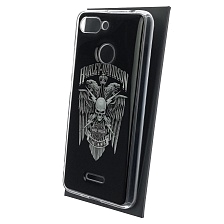 Чехол накладка для XIAOMI Redmi 6, силикон, глянцевый, рисунок Harley Davidson