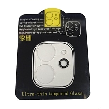 Защитное стекло 3D для задней камеры APPLE iPhone 12 mini (5.4"), ударопрочное, прозрачное