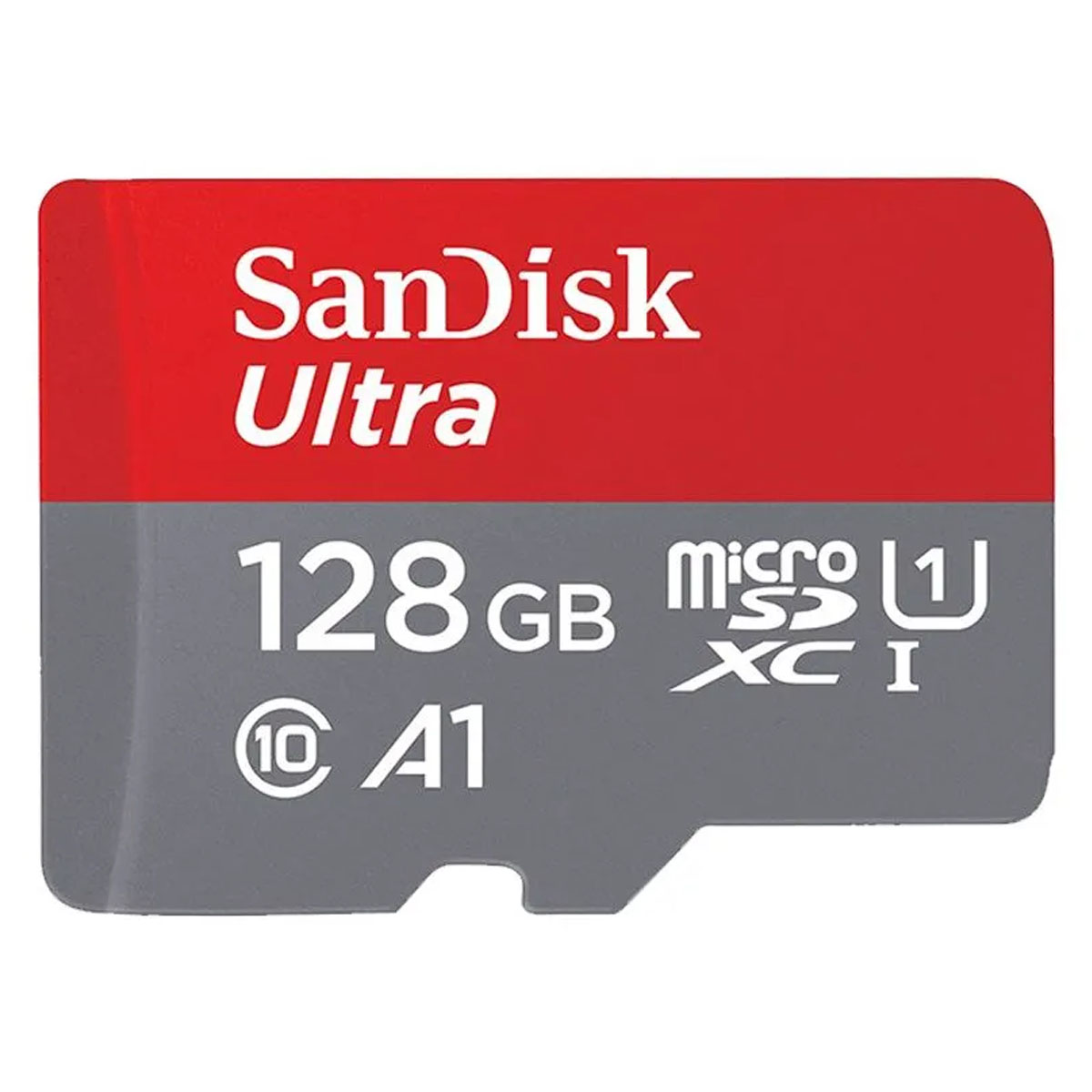 Карта памяти MicroSDXC 128GB SANDISK Ultra Class 10 A1 UHS-I (U1), 140 МБ/сек, без адаптера