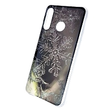 Чехол накладка для HUAWEI Honor 20s, P30 Lite, Nova 4E, силикон, рисунок снежинки.
