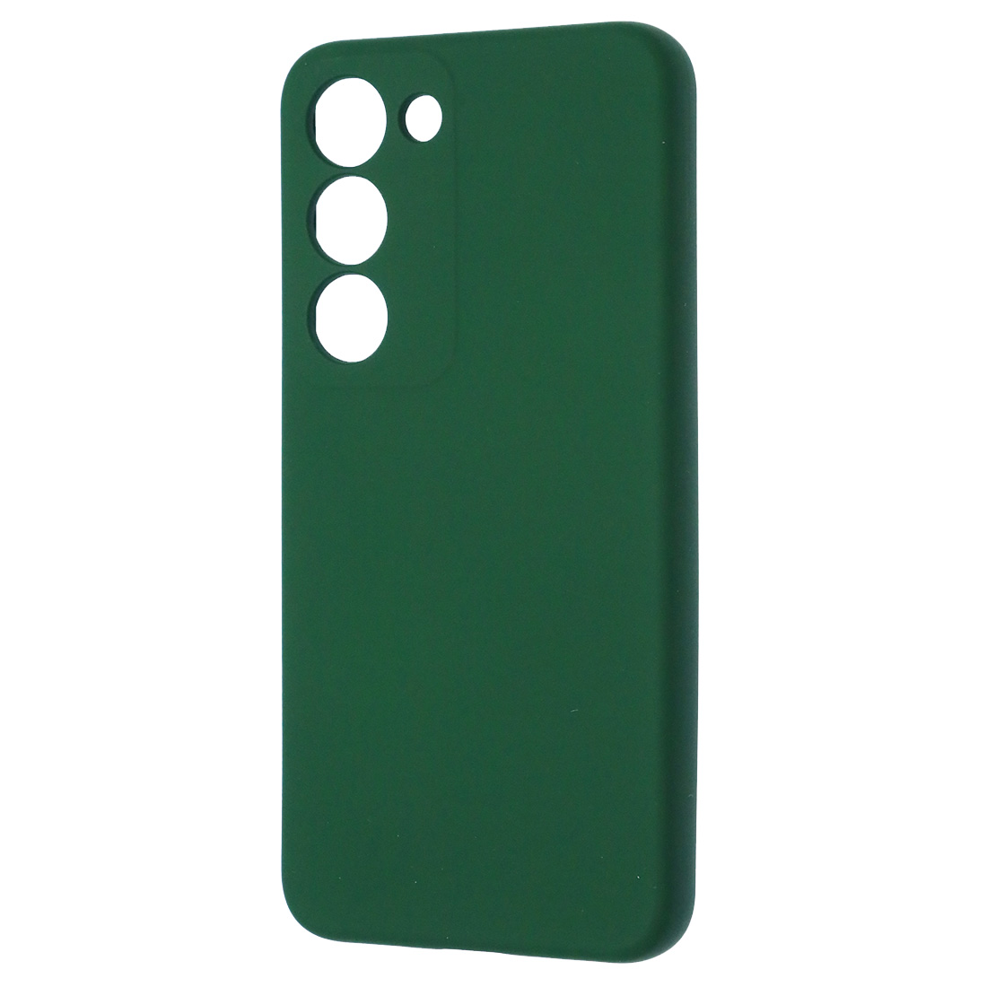 Чехол накладка Silicon Cover для SAMSUNG Galaxy S23, защита камеры, силикон, бархат, цвет зеленый Чехол накладка Silicon Cover для SAMSUNG Galaxy S23, защита камеры, силикон, бархат, цвет зеленый