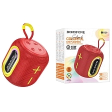 Портативная колонка BOROFONE BR39 Kaya Sports, цвет красный