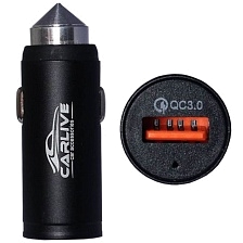 АЗУ (Автомобильное зарядное устройство) CARLIVE CR26, QC3.0 3A, 1 USB, цвет черный АЗУ (Автомобильное зарядное устройство) CARLIVE CR26, QC3.0 3A, 1 USB, цвет черный