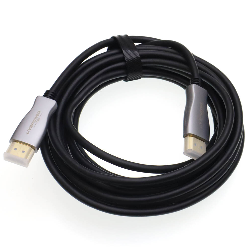 Активный оптический кабель HDMI - HDMI H274 4K UHD, HDTV 2.0, силикон, длина 5 метров, цвет черный