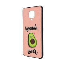 Чехол накладка для XIAOMI Redmi Note 9 Pro, Redmi Note 9S, силикон, стекло, рисунок AVOCADO Lover.