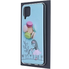 Чехол накладка для SAMSUNG Galaxy A12 4G (SM-A125), M12 (SM-A125F), силикон, рисунок Пончики Чехол накладка для SAMSUNG Galaxy A12 4G (SM-A125), M12 (SM-A125F), силикон, рисунок Пончики