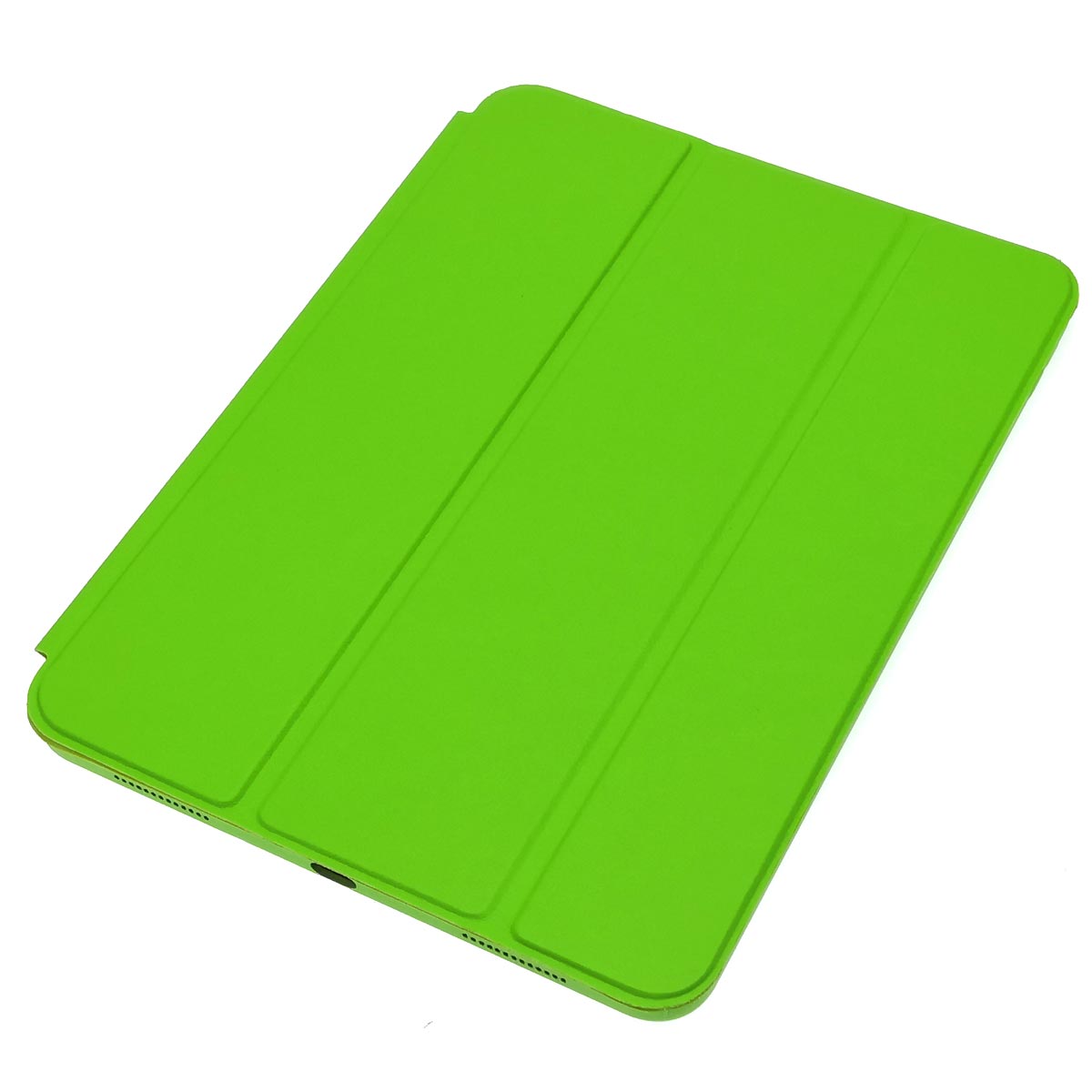 Чехол книжка SMART CASE для APPLE iPad PRO 2018, диагональ 11", экокожа, бархат, цвет желто зеленый