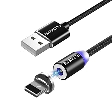 Магнитный зарядный кабель FLOVEME APPLE Lightning 8 pin, 2A, длина 1 метр, цвет черный | Последняя цена