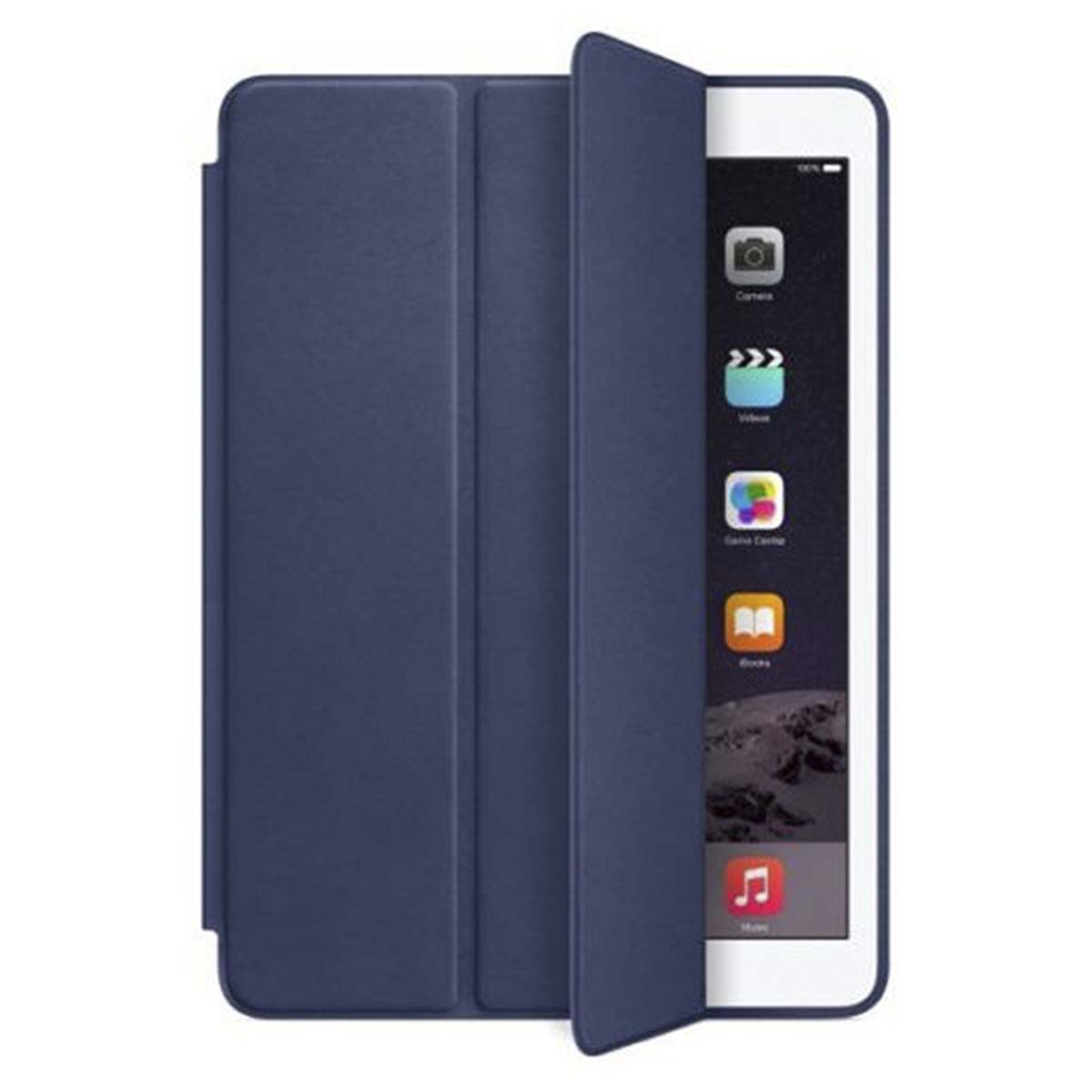 Чехол книжка SMART CASE для Apple iPad PRO 2018, диагональ 12.9", экокожа, цвет темно синий