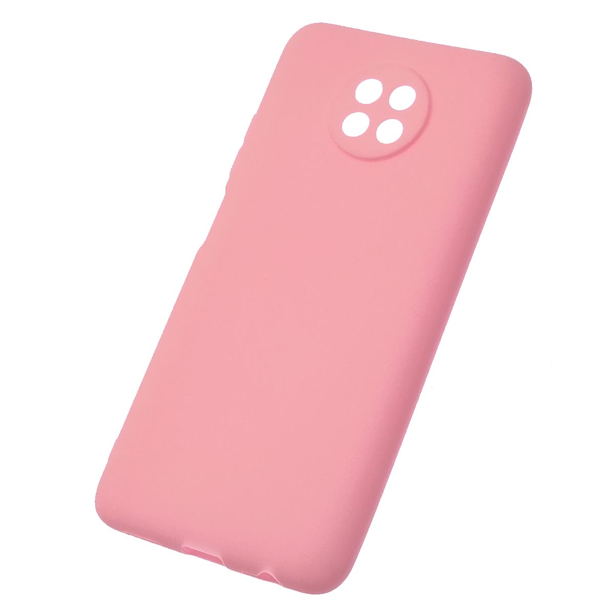 Чехол накладка SOFT TOUCH для XIAOMI Redmi Note 9T, силикон, матовый, цвет розовый