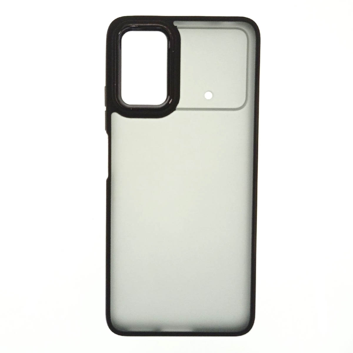 Чехол накладка для XIAOMI POCO X4 Pro 5G, силикон, пластик, цвет окантовки черный