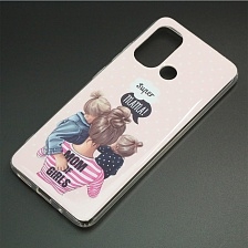 Чехол накладка для XIAOMI Redmi 12C, POCO C55, силикон, глянцевый, рисунок Super Mama!