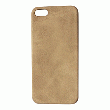 Накладка пластиковая для APPLE Iphone 6/6S кожа ORIGINAL цвет бежевый.