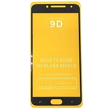 Защитное стекло 9D для SAMSUNG Galaxy J4 2018 (SM-J400), цвет окантовки черный