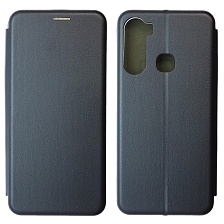 Чехол книжка STYLISH для INFINIX Hot 12 Pro, экокожа, визитница, цвет темно синий Чехол книжка STYLISH для INFINIX Hot 12 Pro, экокожа, визитница, цвет темно синий