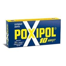 Клей POXIPOL эпоксидный 14 мл холодная сварка, цвет серый (-50%) Клей POXIPOL эпоксидный 14 мл холодная сварка, цвет серый (-50%)