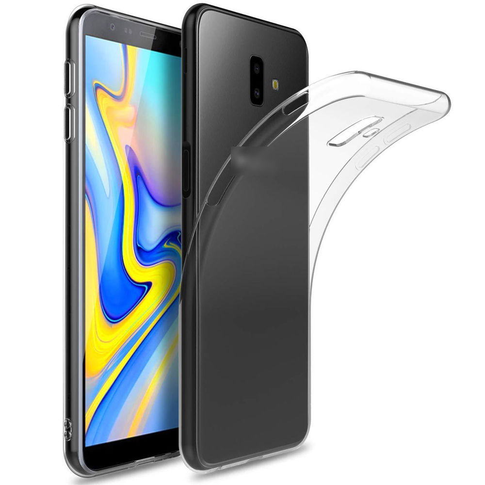 Чехол накладка TPU CASE для SAMSUNG Galaxy J4 Plus (SM-J415), силикон, ультратонкий, цвет прозрачный