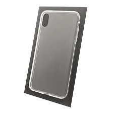 Чехол накладка TPU CASE для APPLE iPhone XS Max, силикон, цвет прозрачный.