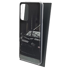 Чехол накладка Vinil для SAMSUNG Galaxy A72 (SM-A725F), силикон, глянцевый, рисунок Bugatti Chiron