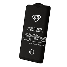 Защитное стекло G-Rhino для SAMSUNG Galaxy A20e 2019 (SM-A205), цвет окантовки черный.