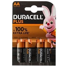 Батарейка Duracell Plus AA LR6-BL4 Alkaline 1.5V Батарейка Duracell Plus AA LR6-BL4 Alkaline 1.5V