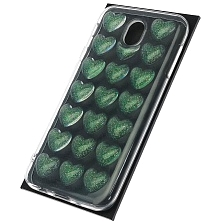 Чехол накладка для SAMSUNG Galaxy J7 2017 (SM-J730), силикон, рисунок 3D сердечки 2.