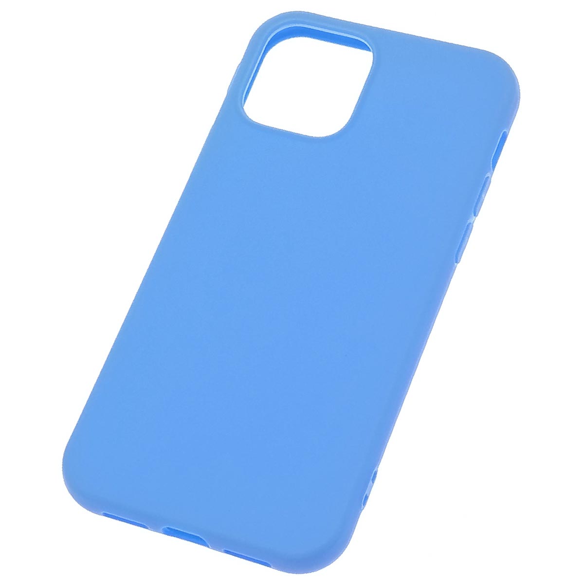 Чехол накладка для APPLE iPhone 12 (6.1"), iPhone 12 Pro (6.1"), силикон, матовый, цвет васильковый