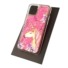 Чехол накладка TransFusion для APPLE iPhone 11 Pro, силикон, переливашка, рисунок Единорог. Чехол накладка TransFusion для APPLE iPhone 11 Pro, силикон, переливашка, рисунок Единорог.