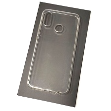 Чехол накладка для HUAWEI P20 Lite, силикон, цвет прозрачный