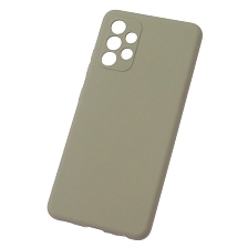 Чехол накладка Soft Touch для SAMSUNG Galaxy A32 (SM-A325F), силикон, цвет светло серый