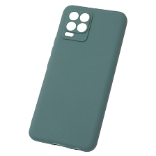 Чехол накладка Soft Touch для Realme 8, Realme 8 Pro, силикон, матовый, цвет хвойный