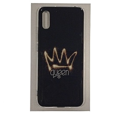 Чехол накладка для XIAOMI Redmi 9A, силикон, рисунок Queen