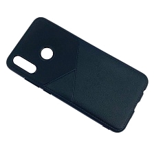 Чехол-накладка 111 для HUAWEI P Smart 2019 / Honor 10 Lite 2019 (HRY-AL00 / HRY-AL00a / HRY-TL00 / POT-LX1), рисунок ромб, цвет черный.