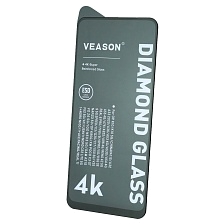 Защитное стекло VEASON Diamond Glass для Realme 7i, 8i, цвет окантовки черный