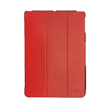 Чехол книжка для APPLE iPad Air, iPad 5, экокожа, цвет красный.