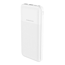 Внешний портативный аккумулятор, Power Bank BOROFONE BJ16 Cube, 10000 mAh, цвет белый