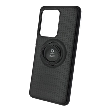 Чехол накладка iFace для SAMSUNG Galaxy S20 Ultra (SM-G988), Galaxy S11 Plus, силикон, кольцо держатель, цвет черный.