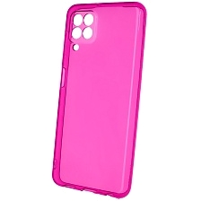 Чехол накладка Clear Case для SAMSUNG Galaxy A22 4G (SM-A225F), M22 (SM-M225F), M32 (SM-M325F), силикон 1.5 мм, защита камеры, цвет фуксия