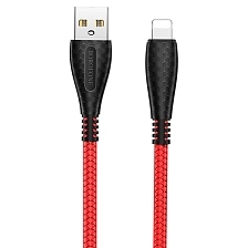 BOROFONE BX38 Cool charge кабель APPLE Lightning 8-pin, длина 1 метр, цвет красный BOROFONE BX38 Cool charge кабель APPLE Lightning 8-pin, длина 1 метр, цвет красный
